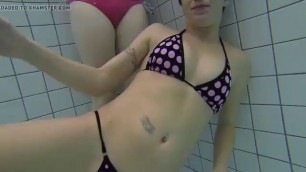 Asian Girls Get Naughty Inside Pool Spankbang