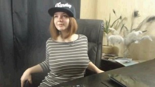 sexy webcam girl big boobs and legs