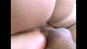 Kinky blonde slut takes two dicks